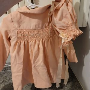 6 -9 months smocked outfit
